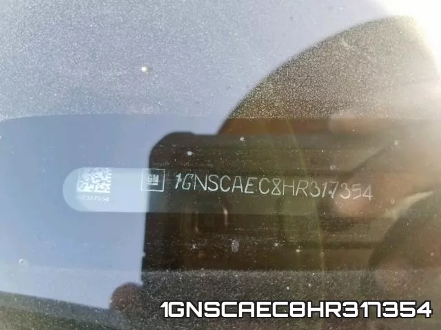 1GNSCAEC8HR317354 фото 2