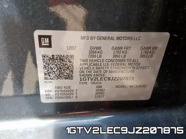 1GTV2LEC9JZ207875 фото 2
