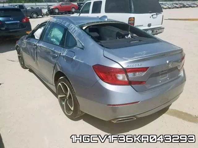 1HGCV1F36KA043293 фото 4