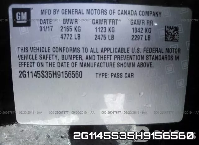 2G1145S35H9156560 фото 10