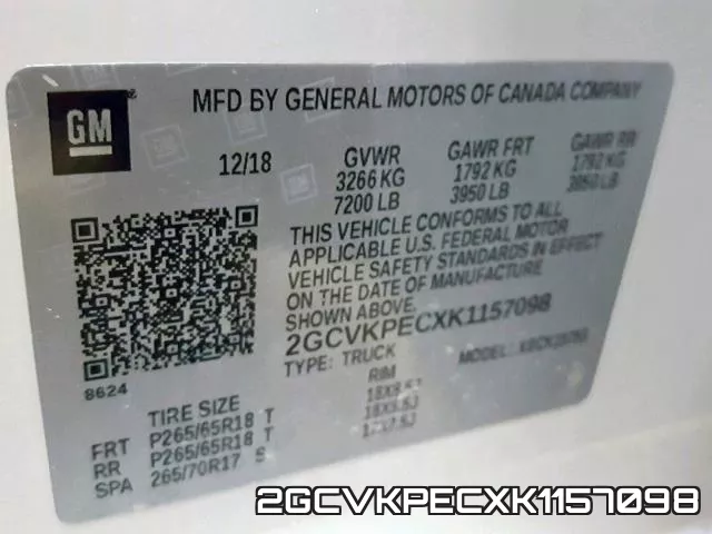 2GCVKPECXK1157098 фото 2