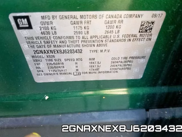 2GNAXNEX8J6203432 фото 2