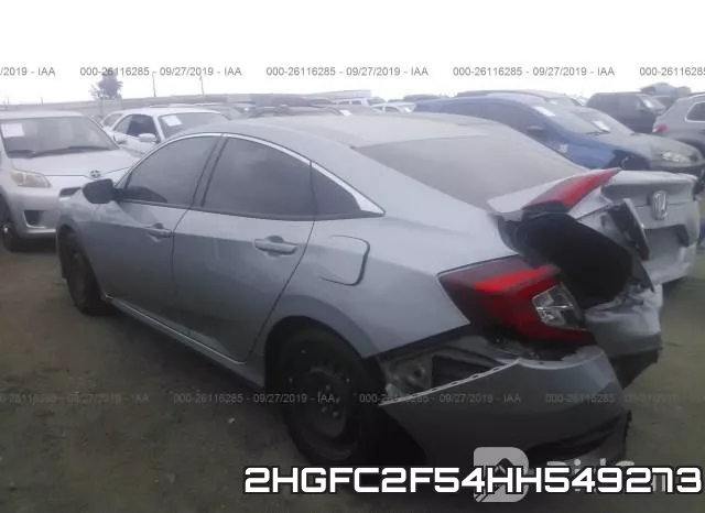 2HGFC2F54HH549273 фото 4
