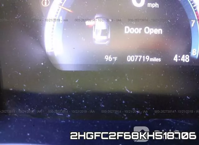 2HGFC2F68KH518706 фото 8