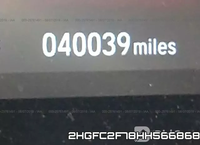 2HGFC2F78HH566868 фото 8