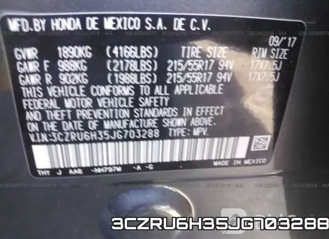 3CZRU6H35JG703288 фото 10