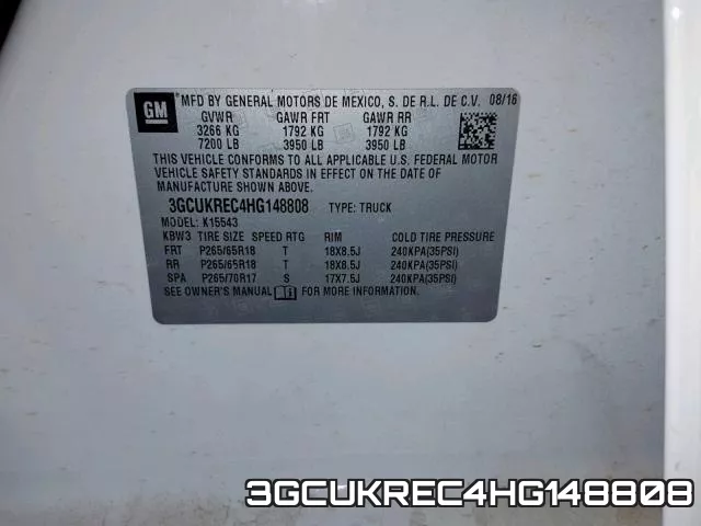 3GCUKREC4HG148808 фото 2
