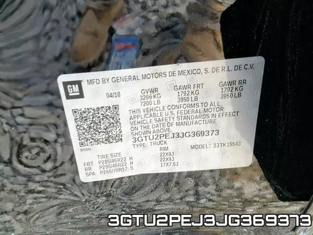 3GTU2PEJ3JG369373 фото 2