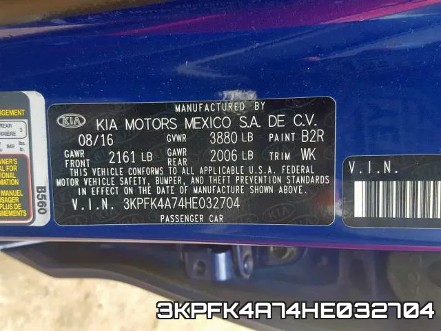 3KPFK4A74HE032704 фото 2