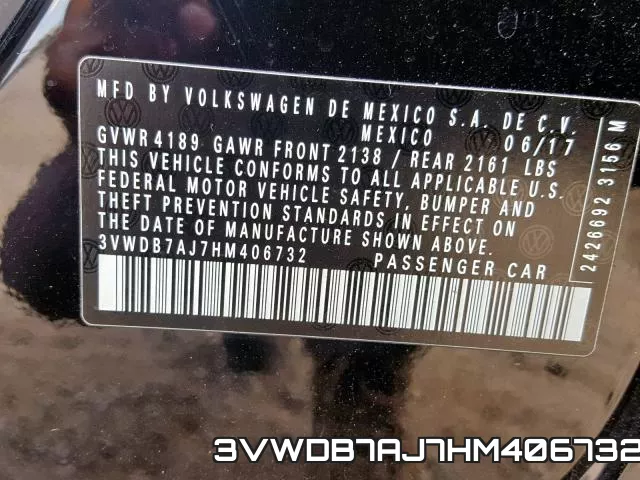 3VWDB7AJ7HM406732 фото 2