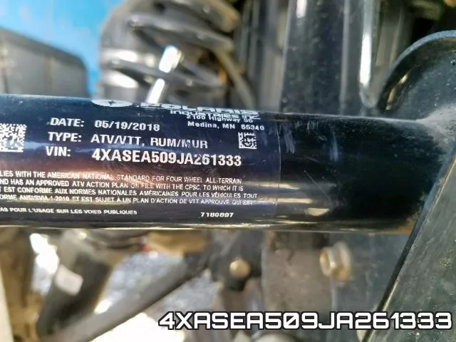4XASEA509JA261333 фото 2