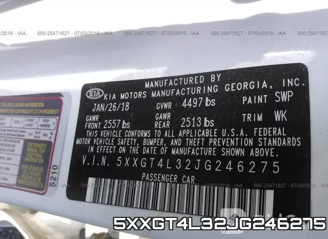 5XXGT4L32JG246275 фото 10