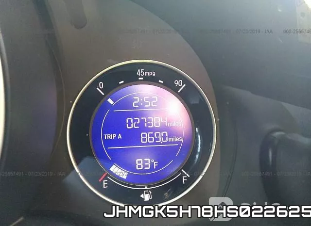 JHMGK5H78HS022625 фото 8