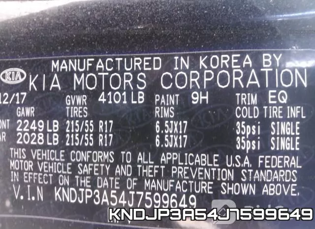 KNDJP3A54J7599649 фото 10