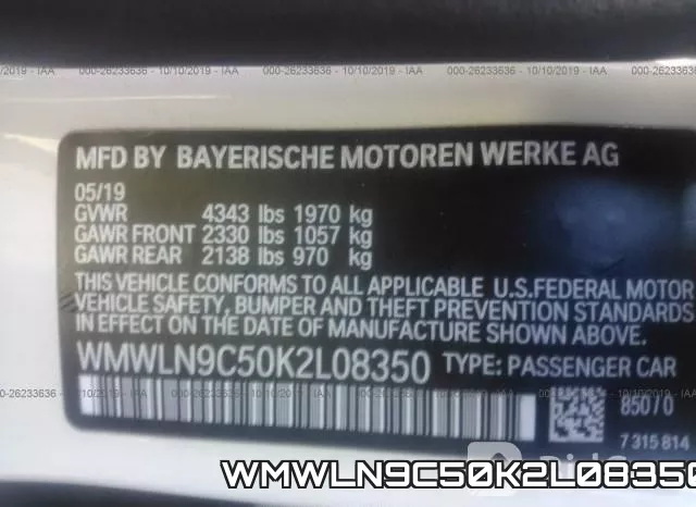 WMWLN9C50K2L08350 фото 10