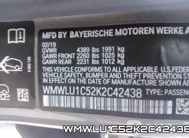 WMWLU1C52K2C42438 фото 9