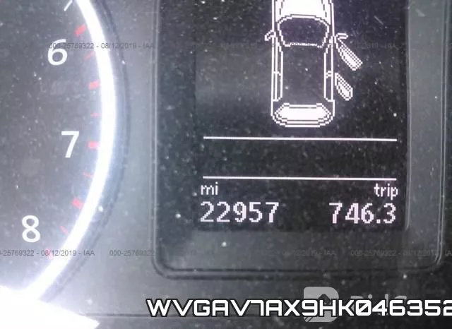 WVGAV7AX9HK046352 фото 8