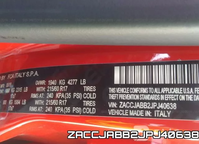 ZACCJABB2JPJ40638 фото 10