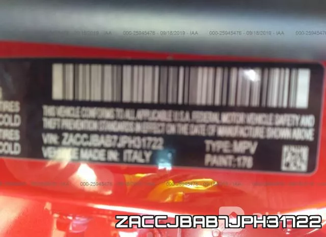 ZACCJBAB7JPH31722 фото 10