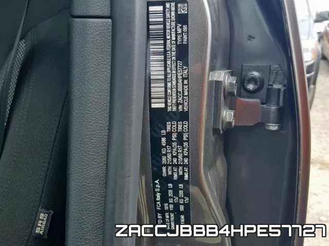 ZACCJBBB4HPE57727 фото 2
