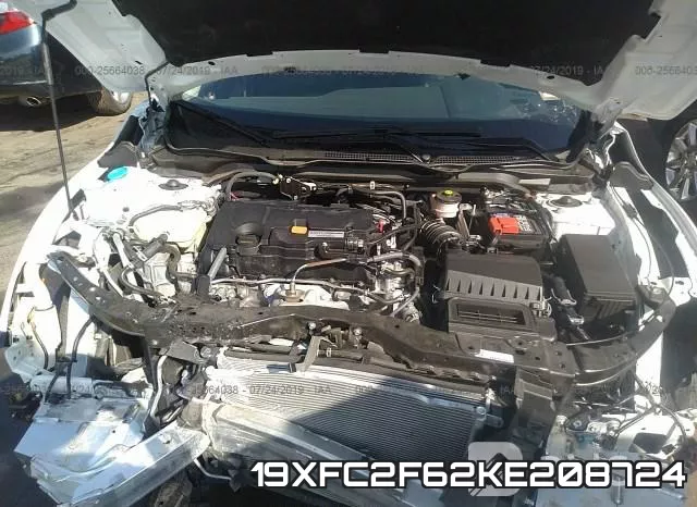 19XFC2F62KE208724 фото 2