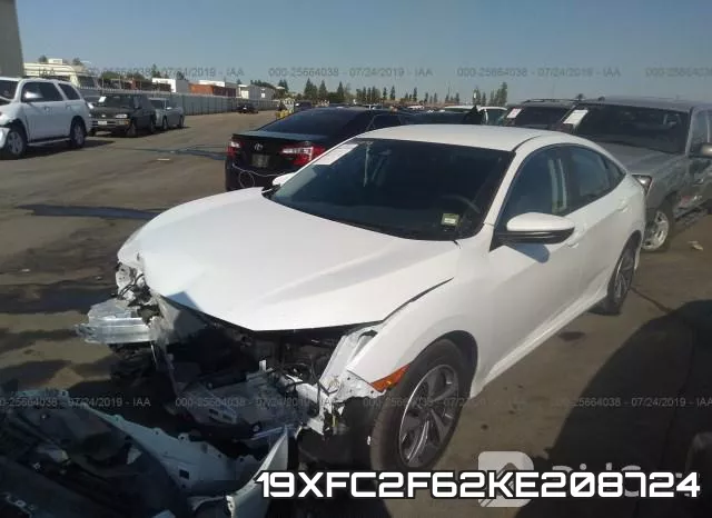 19XFC2F62KE208724 фото 3