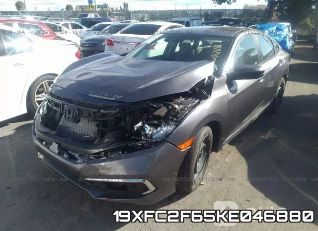 19XFC2F65KE046880 фото 2