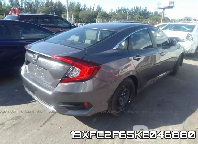 19XFC2F65KE046880 фото 4