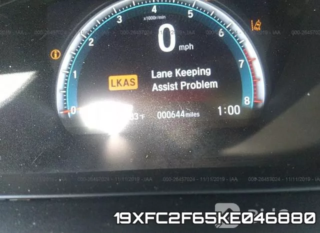 19XFC2F65KE046880 фото 7