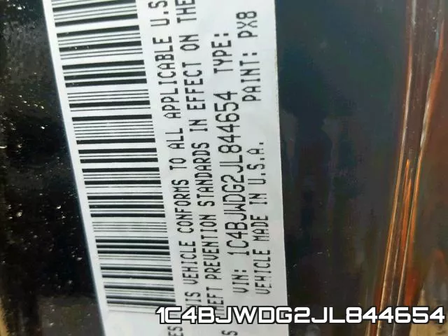 1C4BJWDG2JL844654 фото 2