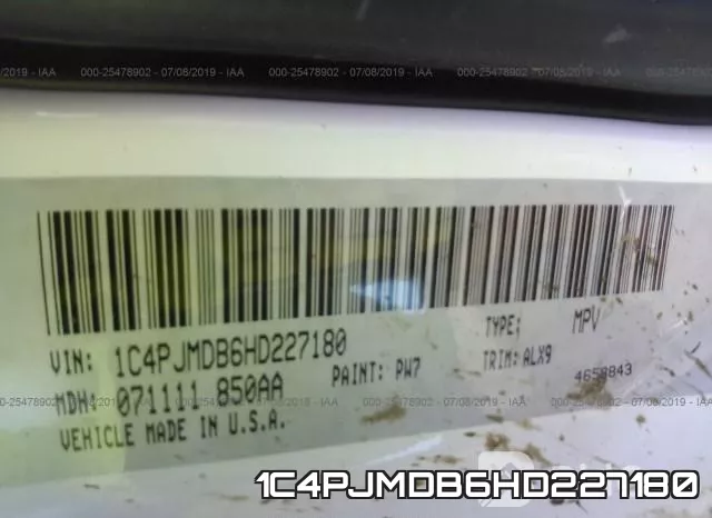 1C4PJMDB6HD227180 фото 9