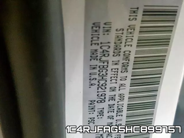 1C4RJFAG5HC899757 фото 2