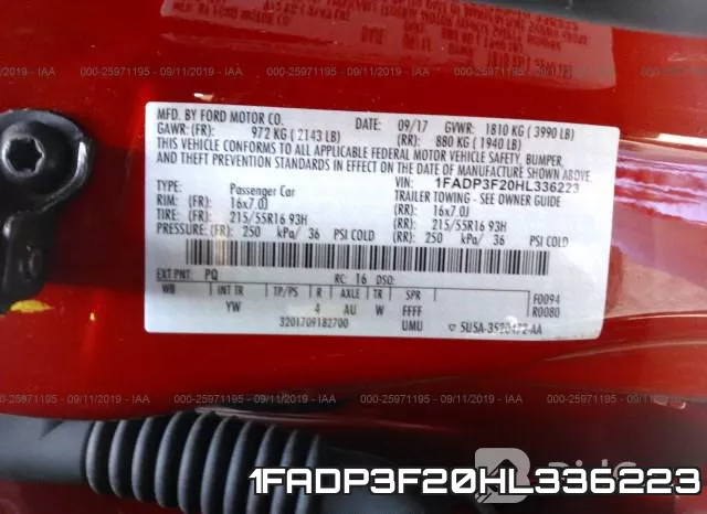 1FADP3F20HL336223 фото 10