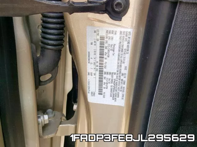 1FADP3FE8JL295629 фото 2