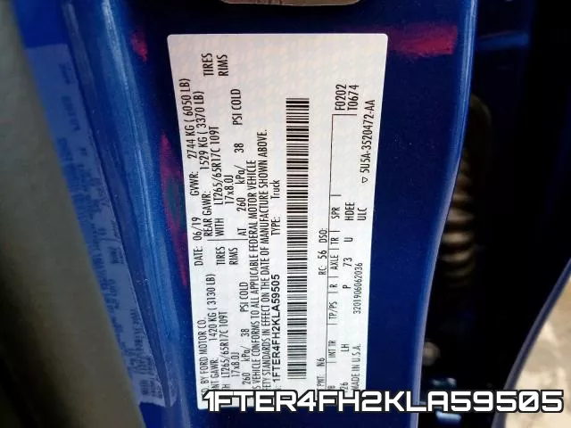 1FTER4FH2KLA59505 фото 2