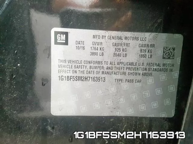 1G1BF5SM2H7163913 фото 2