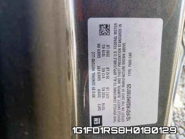 1G1FD1RS8H0180129 фото 2