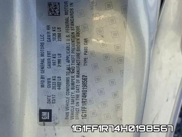 1G1FF1R74H0198567 фото 2