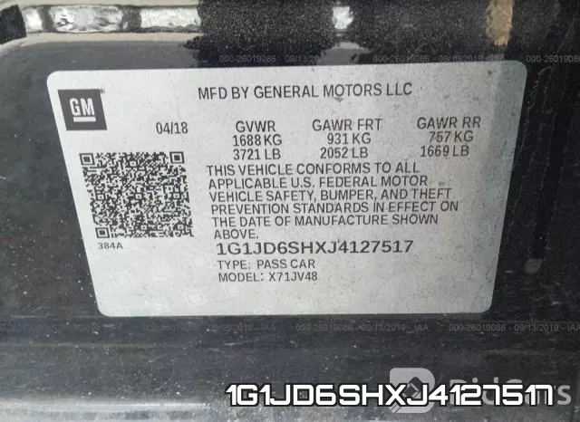 1G1JD6SHXJ4127517 фото 9