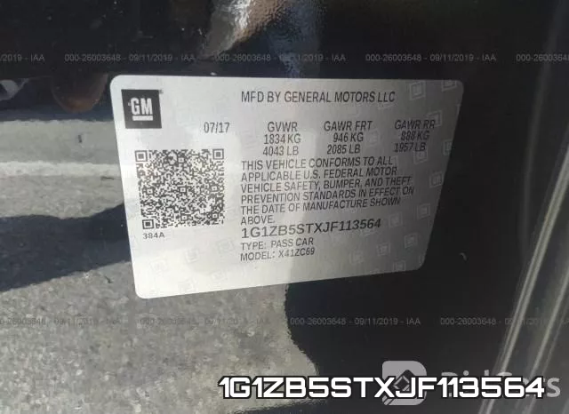 1G1ZB5STXJF113564 фото 10