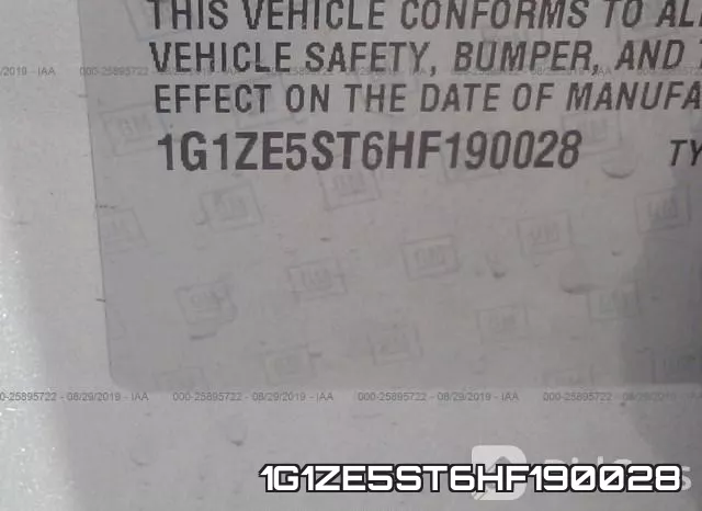1G1ZE5ST6HF190028 фото 10
