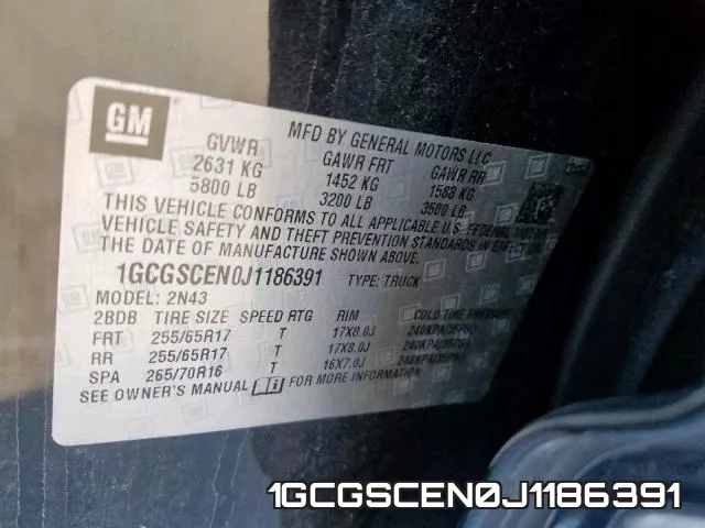 1GCGSCEN0J1186391 фото 2