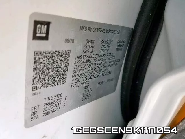 1GCGSCEN9K1117054 фото 2