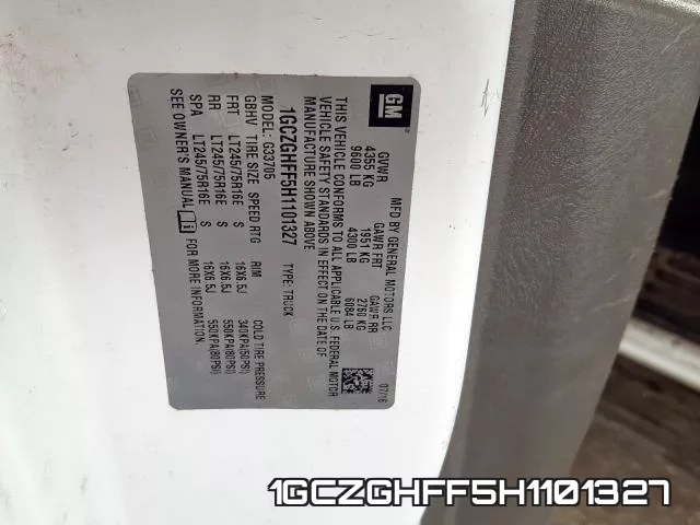 1GCZGHFF5H1101327 фото 2