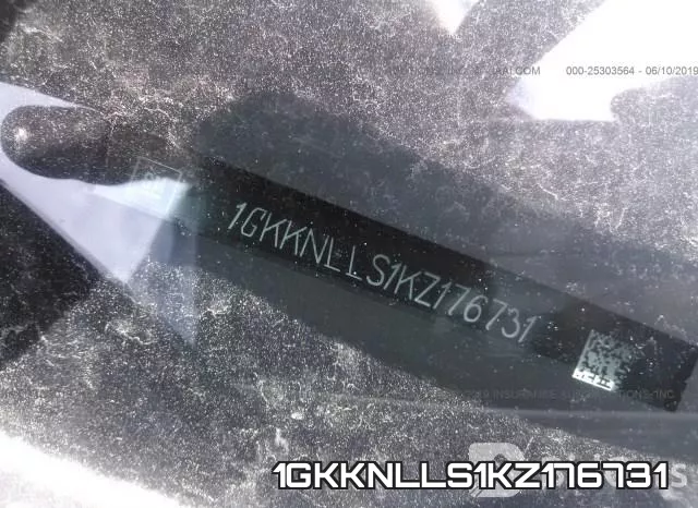 1GKKNLLS1KZ176731 фото 9