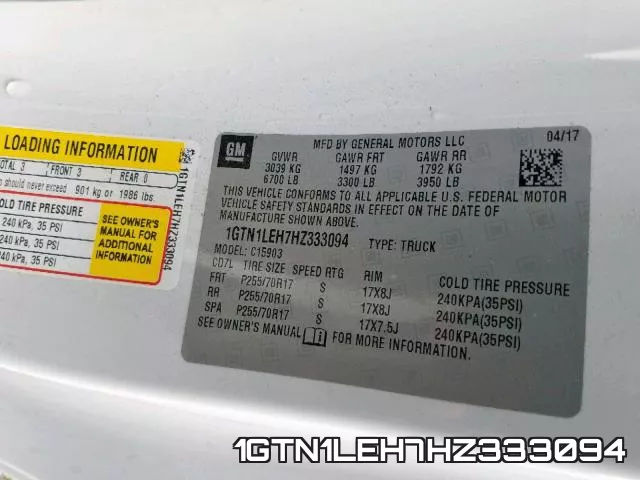 1GTN1LEH7HZ333094 фото 2