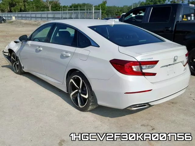 1HGCV2F30KA001756 фото 4