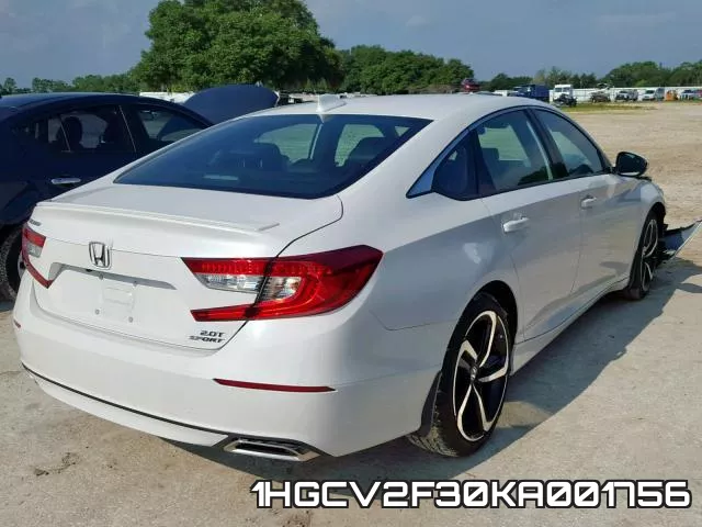 1HGCV2F30KA001756 фото 5