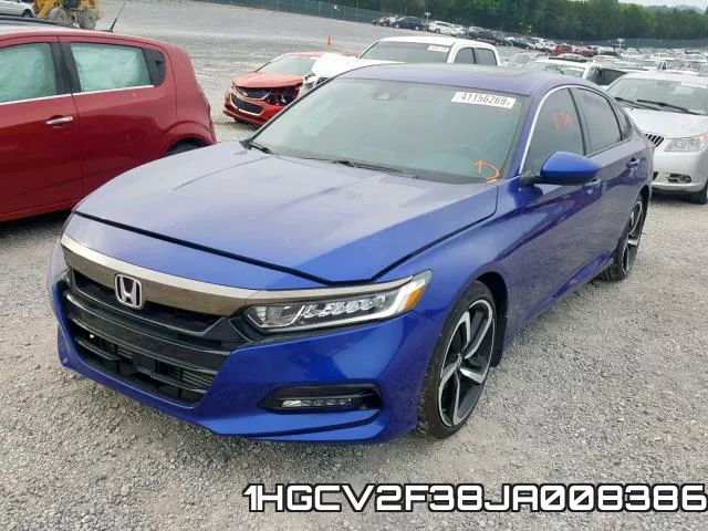 1HGCV2F38JA008386 фото 3