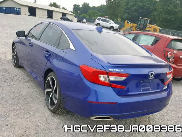 1HGCV2F38JA008386 фото 4